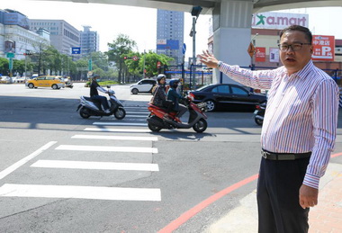 台灣大道部分路口禁左轉成效佳(圖)