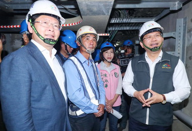 水湳中水道工程計畫道路通車(圖)