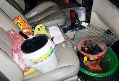 男子遭倒債700萬燒炭輕生(圖)