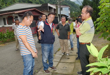 水里M幹線下水道長期淹水縣府發包改善(圖)
