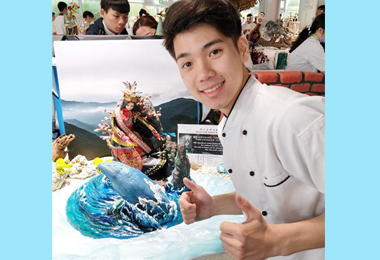 明道中學王奕鈞獲FHA美食賽銀牌獎(圖)