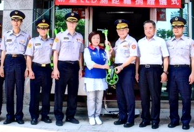 市議員捐LED測距輪事故現場測繪更精進(圖)