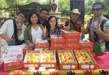 那瑪夏水蜜桃原民好藝市販售(圖)