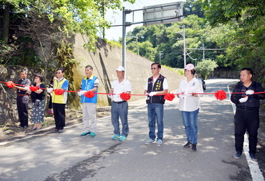 信義豐丘聯外道路拓寬 今通車(圖)