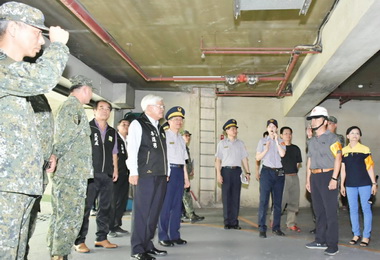 勇伯上陣軍民聯合防空萬安演習(圖)