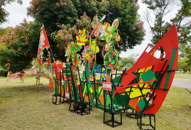 海洋局回收廢棄漁網供農務用與藝術創作(圖)