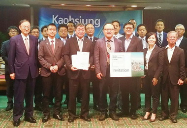 日本青森縣八戶市長訪高雄(圖)