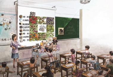 黑熊的米亞桑繪本插畫展即日起登場(圖)