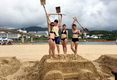 福隆沙雕季百人共創火車沙雕打造紀錄(圖)