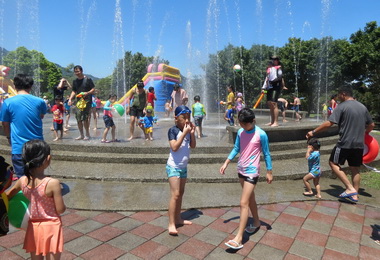 水里親水公園玩水節熱鬧展開(圖)