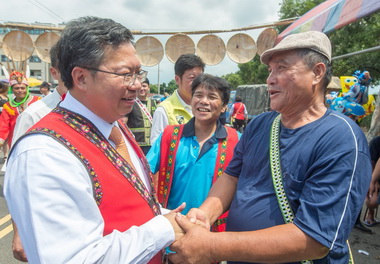 新屋原民豐年祭鄭文燦：續推原民政策(圖)