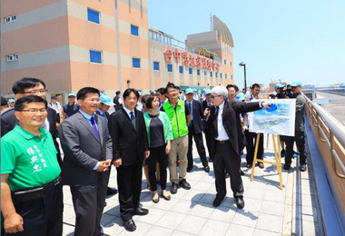 賴清德訪視台中海空雙港(圖)