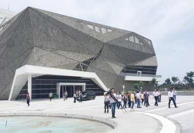 台中海洋生態館硬體完工造型酷又炫(圖)