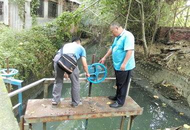 龍船埤水閘門無法打開張滄沂：搶修(圖)