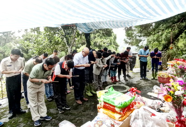 水里林務人倫分站進行中元祭祀(圖)