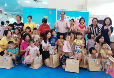 水里慶祖父母節暨社區大學書法展(圖)