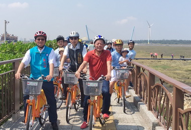 中市高美濕地再添新亮點(圖)