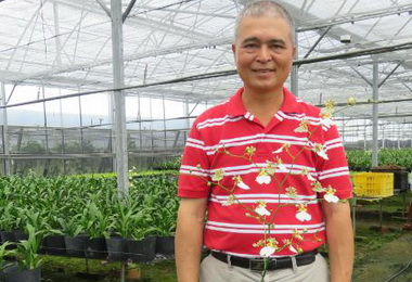 花農陳進興傳承文心蘭農業技術(圖)