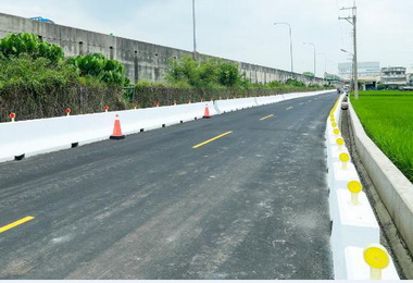 神岡國道一北上邊坡聯外道路通車(圖)