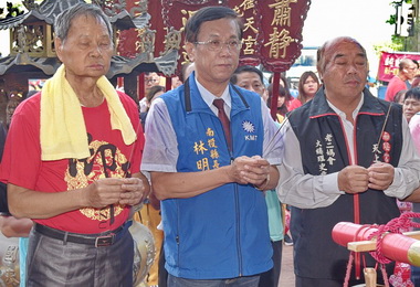 御天宮老二媽謁祖林明溱：祈求縣內平安(圖)