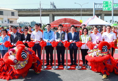 第二條花博聯外道路通車(圖)