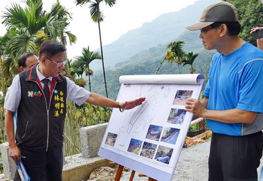 水里農路護岸多毀損林明溱：速改善(圖)