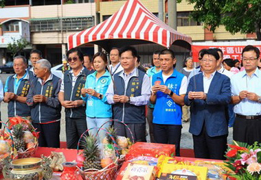 南山截水溝新建橋樑舉行祈福典禮(圖)