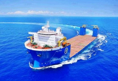 台船潛舉式甲板重貨載運輪獲金質獎肯定(圖)