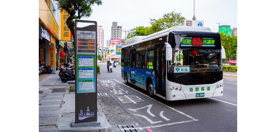交通局建置新式智慧型站牌 打造城市候車新亮點(圖)