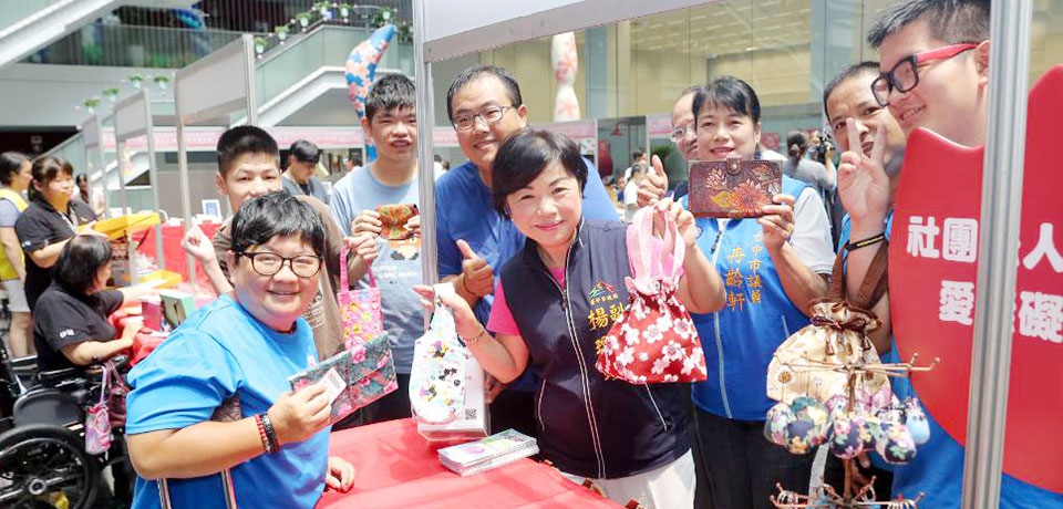 中市推銷身障團體中秋禮盒(圖)