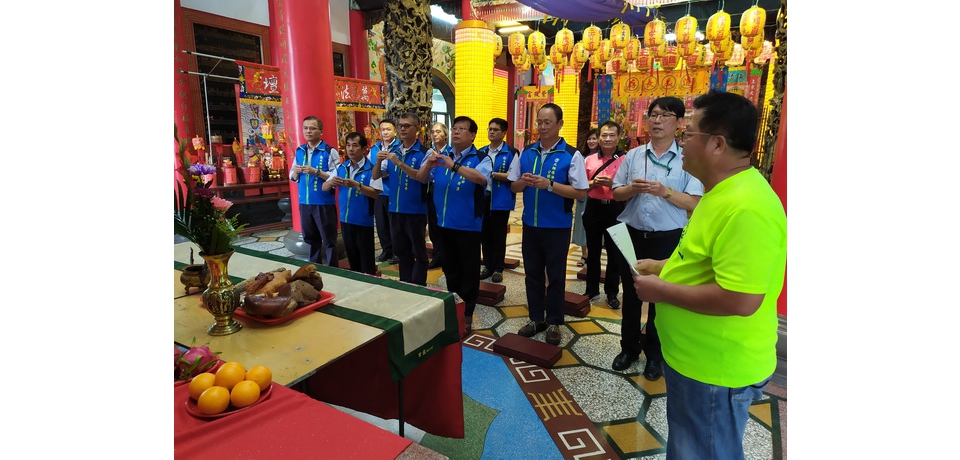 中油大林廠感恩月普渡法會為社區及台灣中油公司祈福(圖)