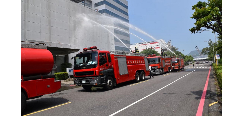 高雄加工區舉辦高科技電子廠防災演練(圖)