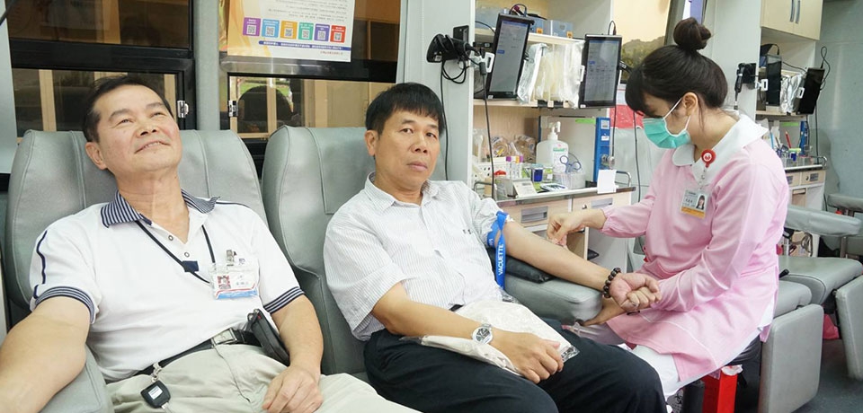 中油捐血解決高雄血荒(圖)