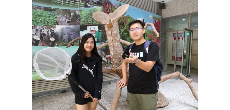 王遠騰與陳亭予透過特殊選才管道 錄取中興大學昆蟲學系(圖)