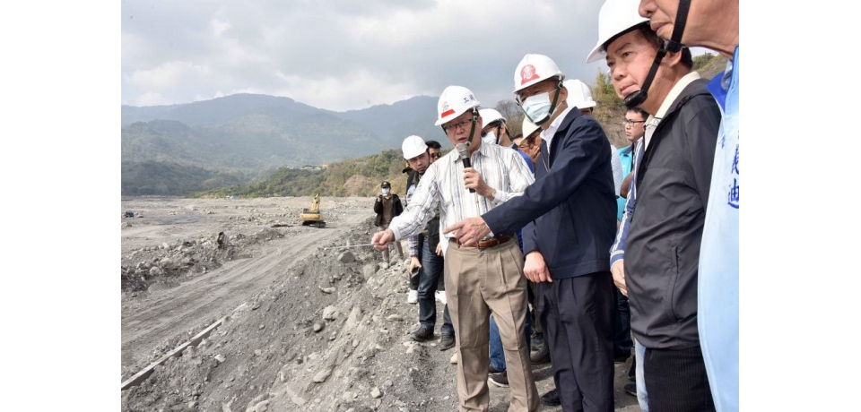 視察高133線溪底便道工程 韓國瑜：縮短新發、寶來兩地行車時間(圖)