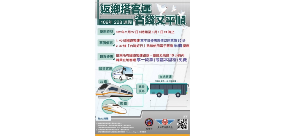連續假期 返鄉旅遊選客運省錢亦便利(圖)