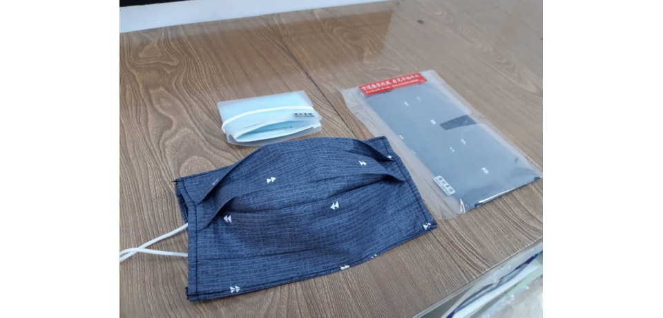 防疫有一「套」 斗六公所防貪宣導品延長口罩壽命(圖)