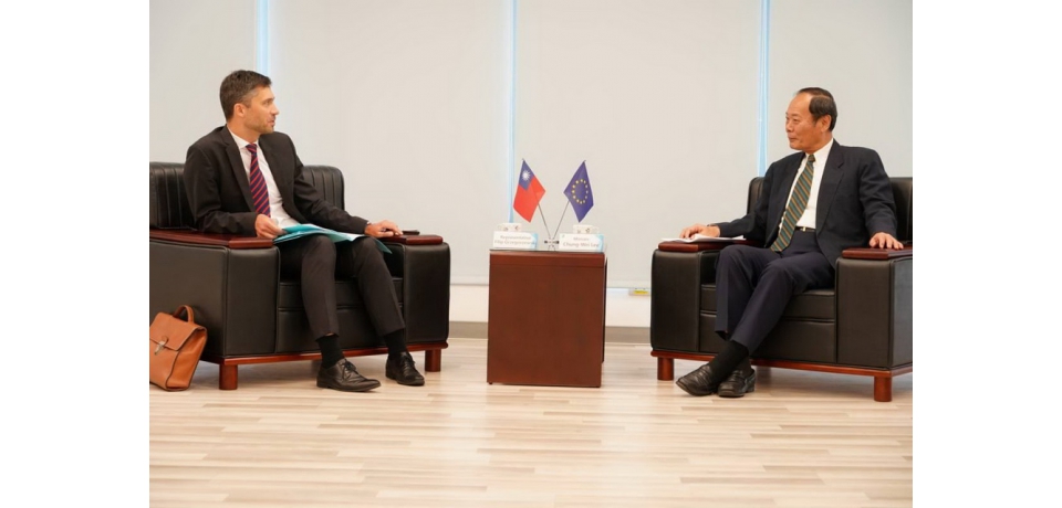 歐洲經貿辦事處高哲夫處長拜會海洋委員會(圖)