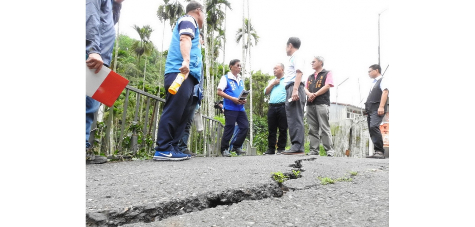 魚池鄉三村四路三大排待修　林明溱會勘核定立即改善(圖)