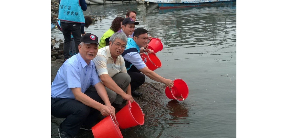 魚苗放流・守護白海豚第二波 國家海洋日海委會攜手各界重視海洋生態(圖)