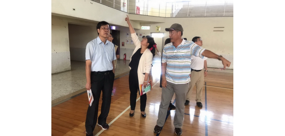 會勘水里商工運動場　打造學校與社區共好的安全運動場域(圖)