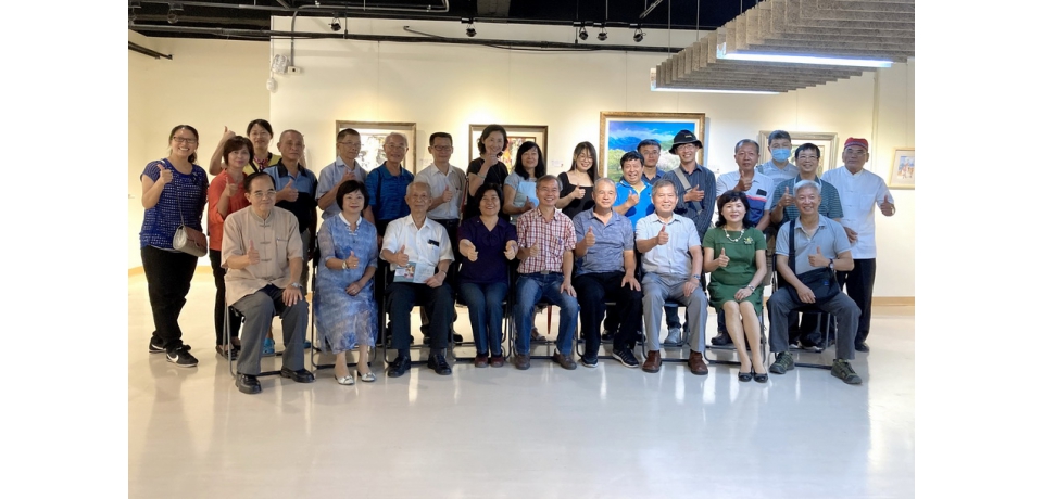 「雲林縣寫生研究會109年會員聯展」開幕茶會(圖)