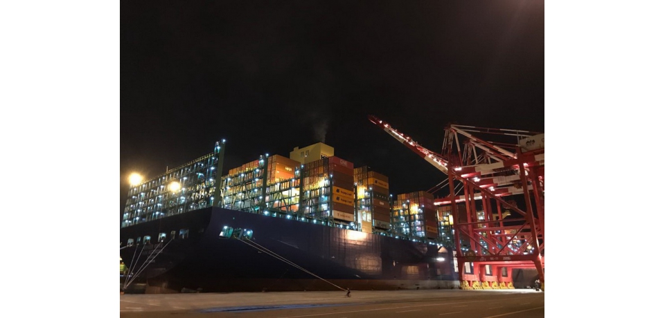 【韓遠鹿特丹】貨櫃輪 首航高雄港(圖)