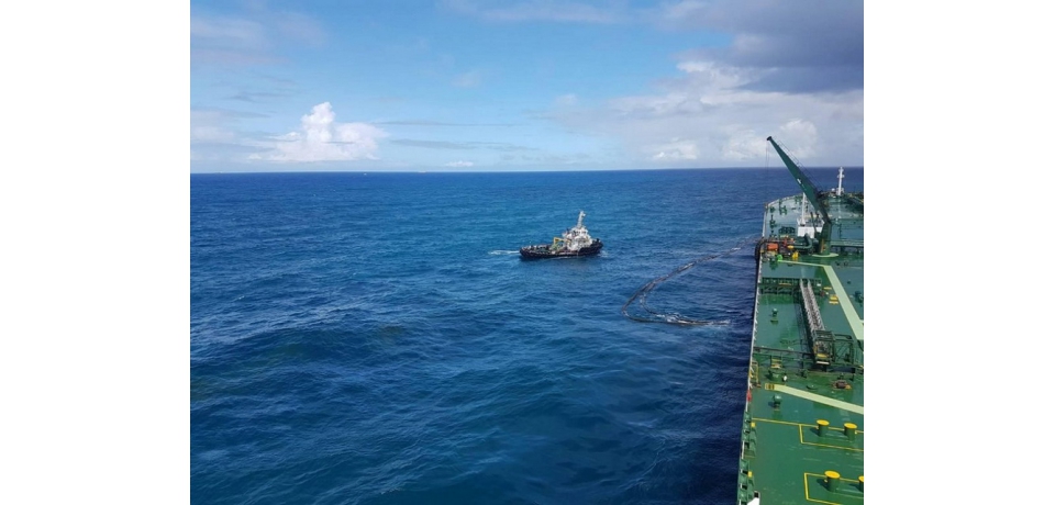 團隊克盡全功 中油大林廠外海原油滲漏處理完善(圖)