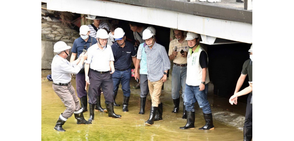 視察鼓山龍巖冽泉 陳其邁指示排洪與景觀生態都要有(圖)