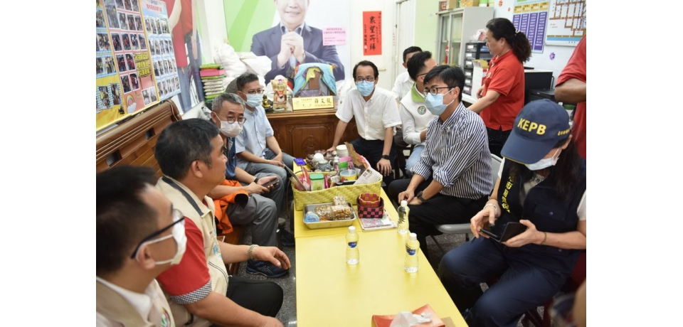 乙烯外洩 陳其邁要求加速吹驅確保安全(圖)