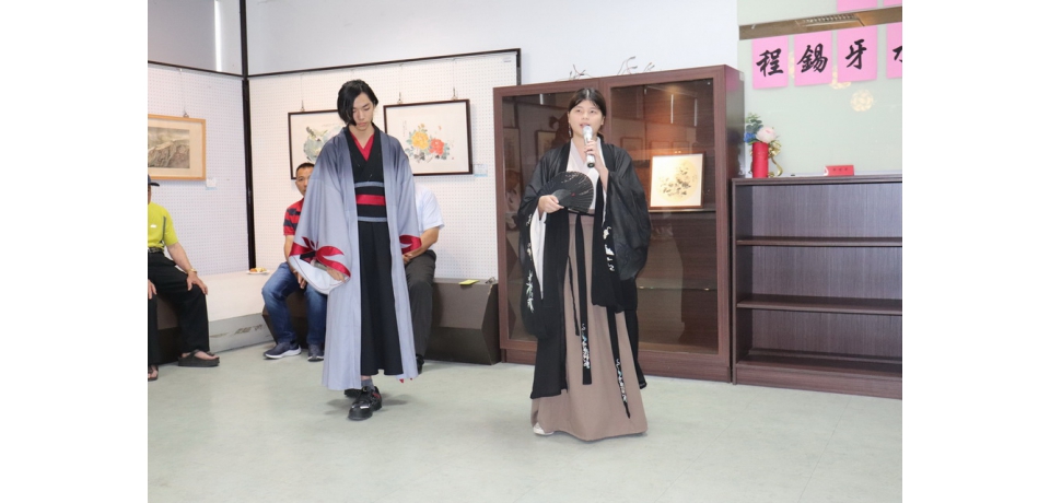 水里商工舉行 筆耕繪心-程錫牙水墨創作展　傳遞東方美學(圖)