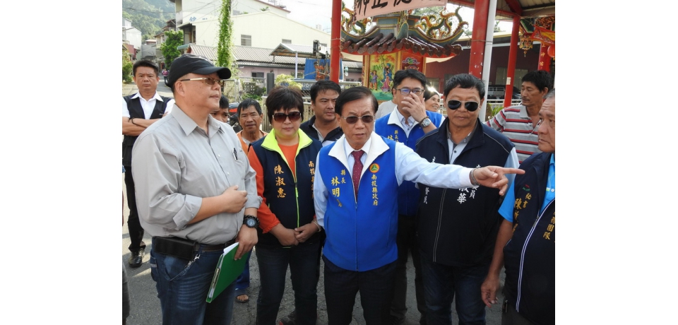 水里鄉玉峰等三村道路排水溝獲縣長會勘挹注近400萬元改善(圖)