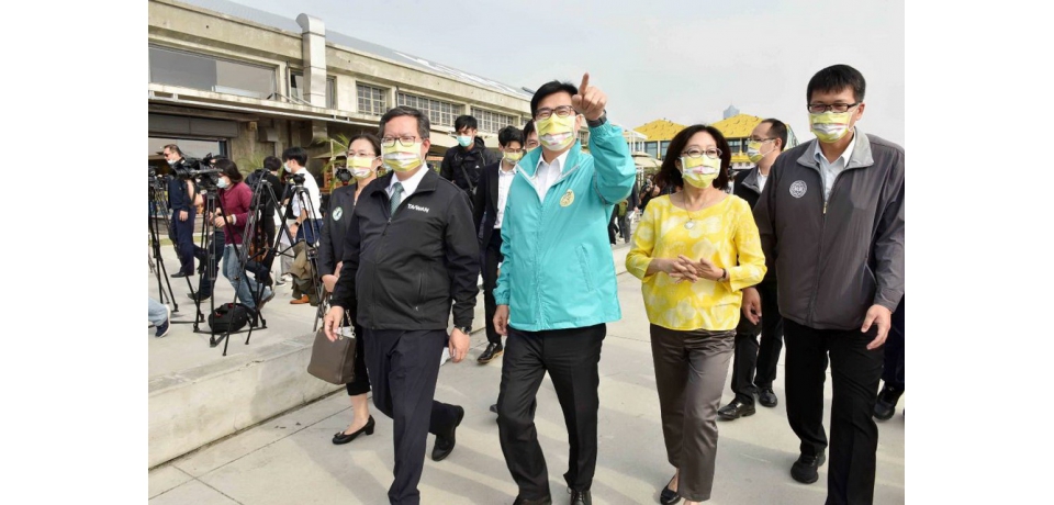 陳其邁陪同鄭文燦參訪亞洲新灣區分享城市治理經驗(圖)