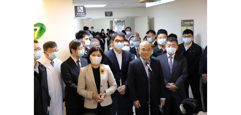 蘇貞昌視察高齡醫學中心及台大虎尾院區二期預定地 張麗善陪同(圖)